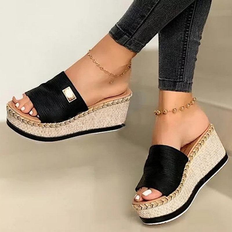 Platform sandals wedge heels fashion sandals