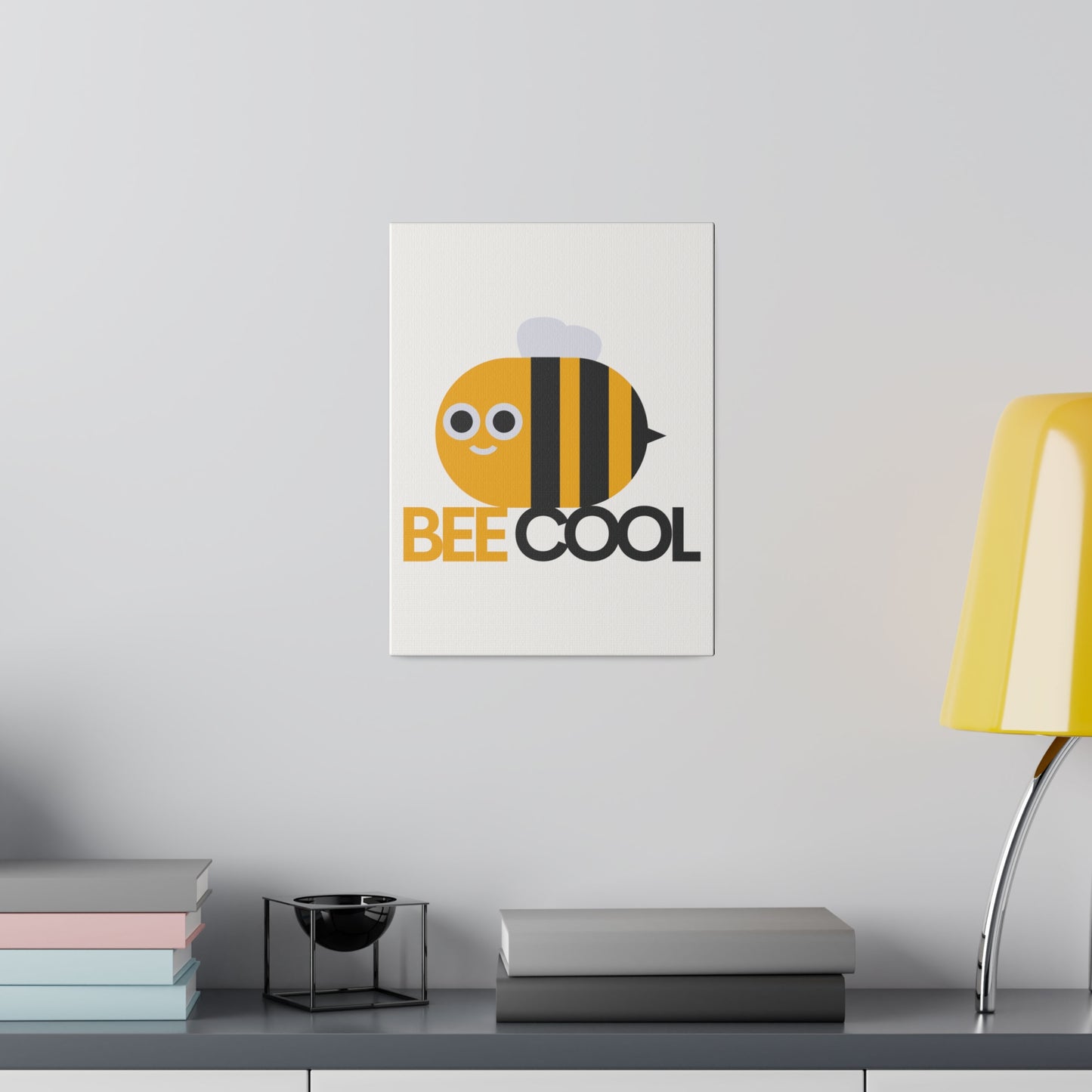 Bee Cool Matte Canvas, Stretched, 0.75"