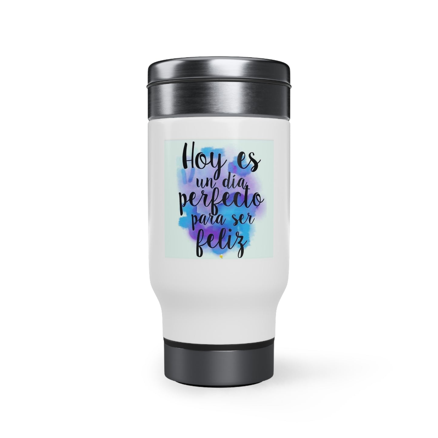 Perfect Day Stainless Steel Travel Mug with Handle, 14oz