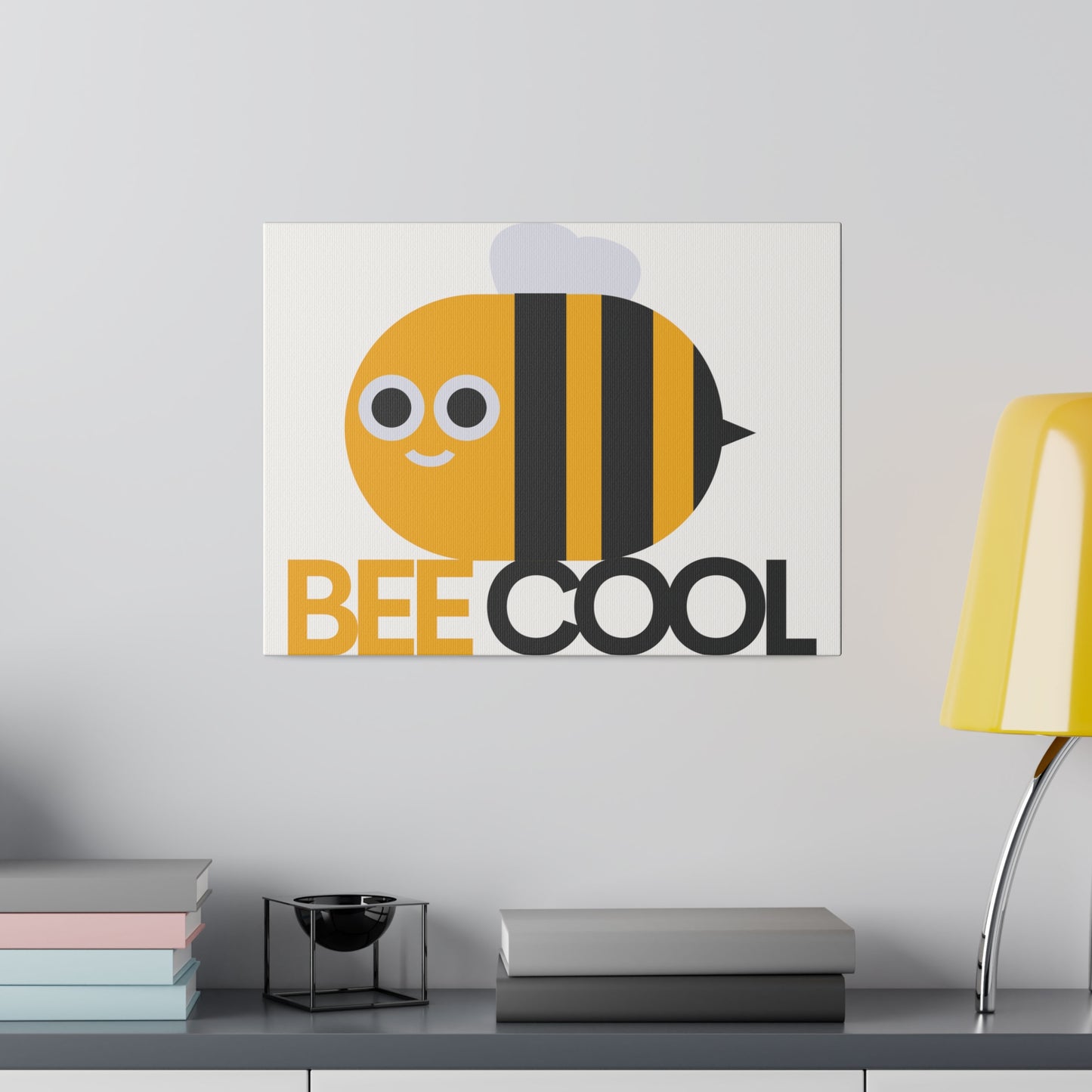 Bee Cool Matte Canvas, Stretched, 0.75"