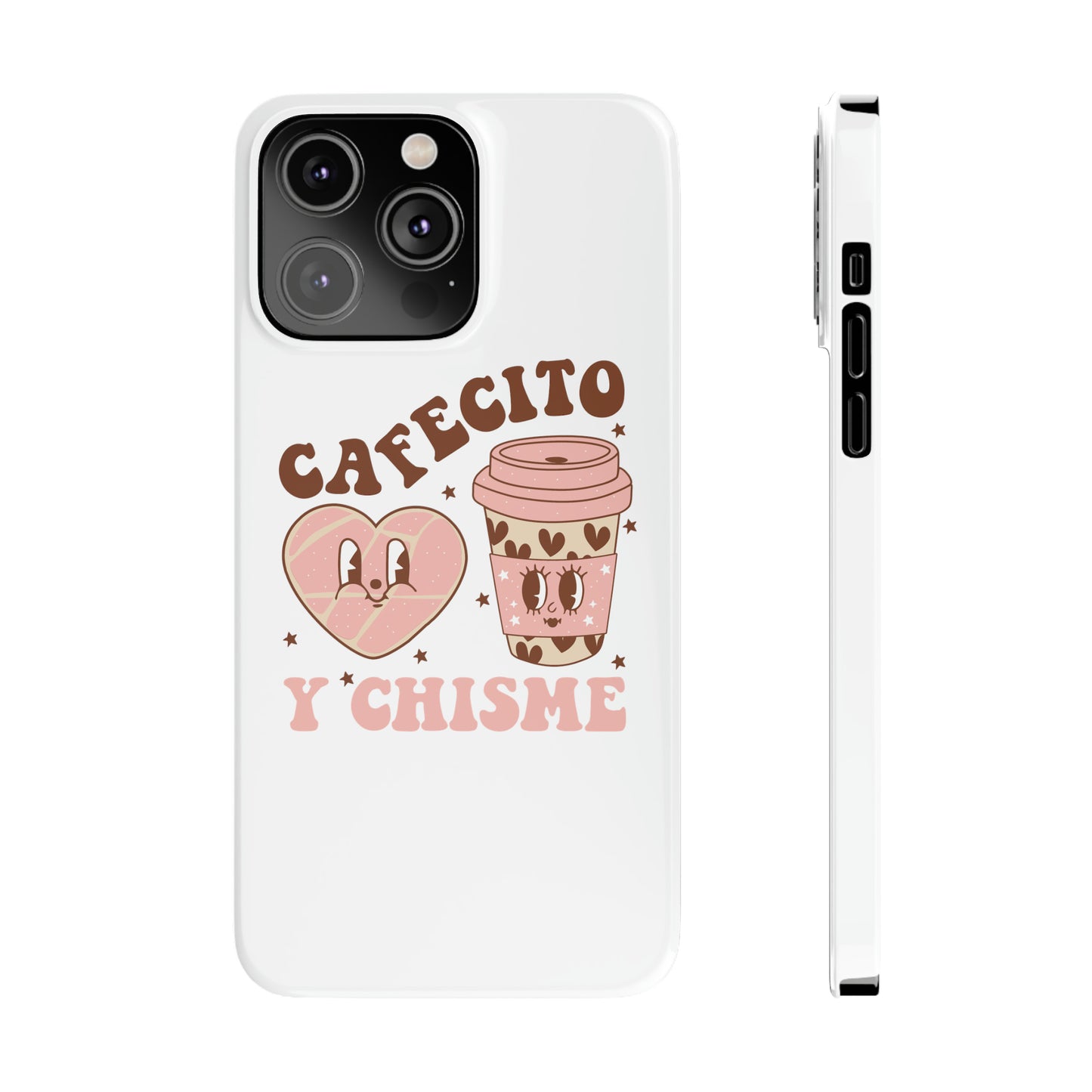 Cafecito Slim Phone Cases Spanish