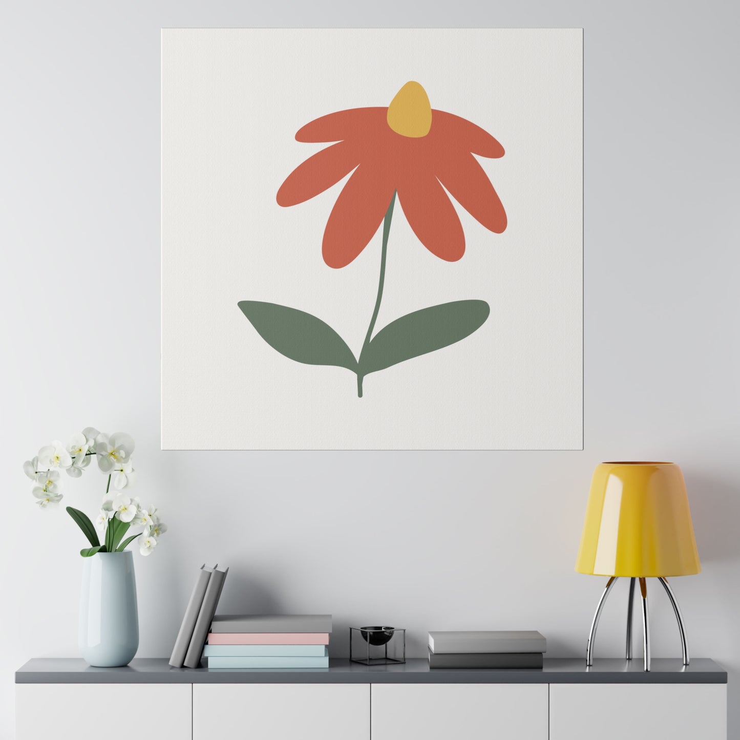 Flower Matte Canvas, Stretched, 0.75"