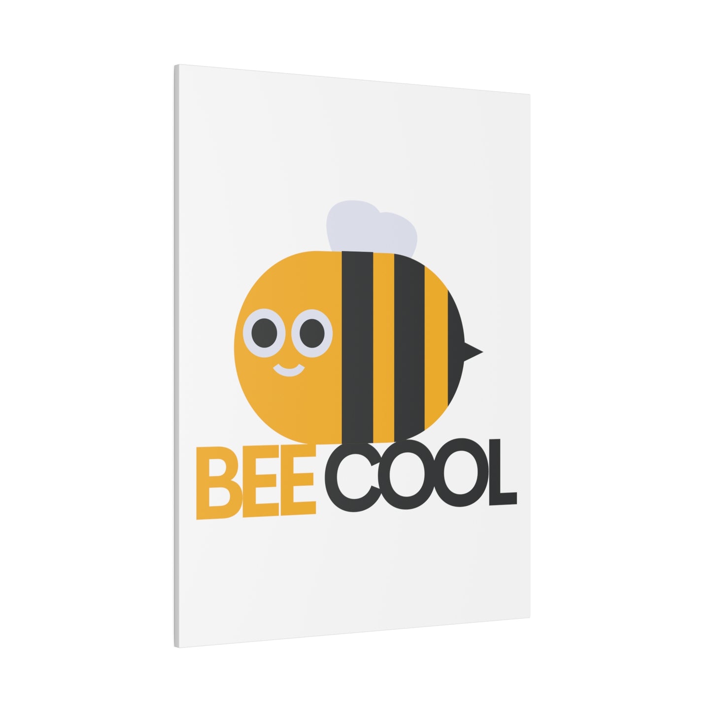 Bee Cool Matte Canvas, Stretched, 0.75"