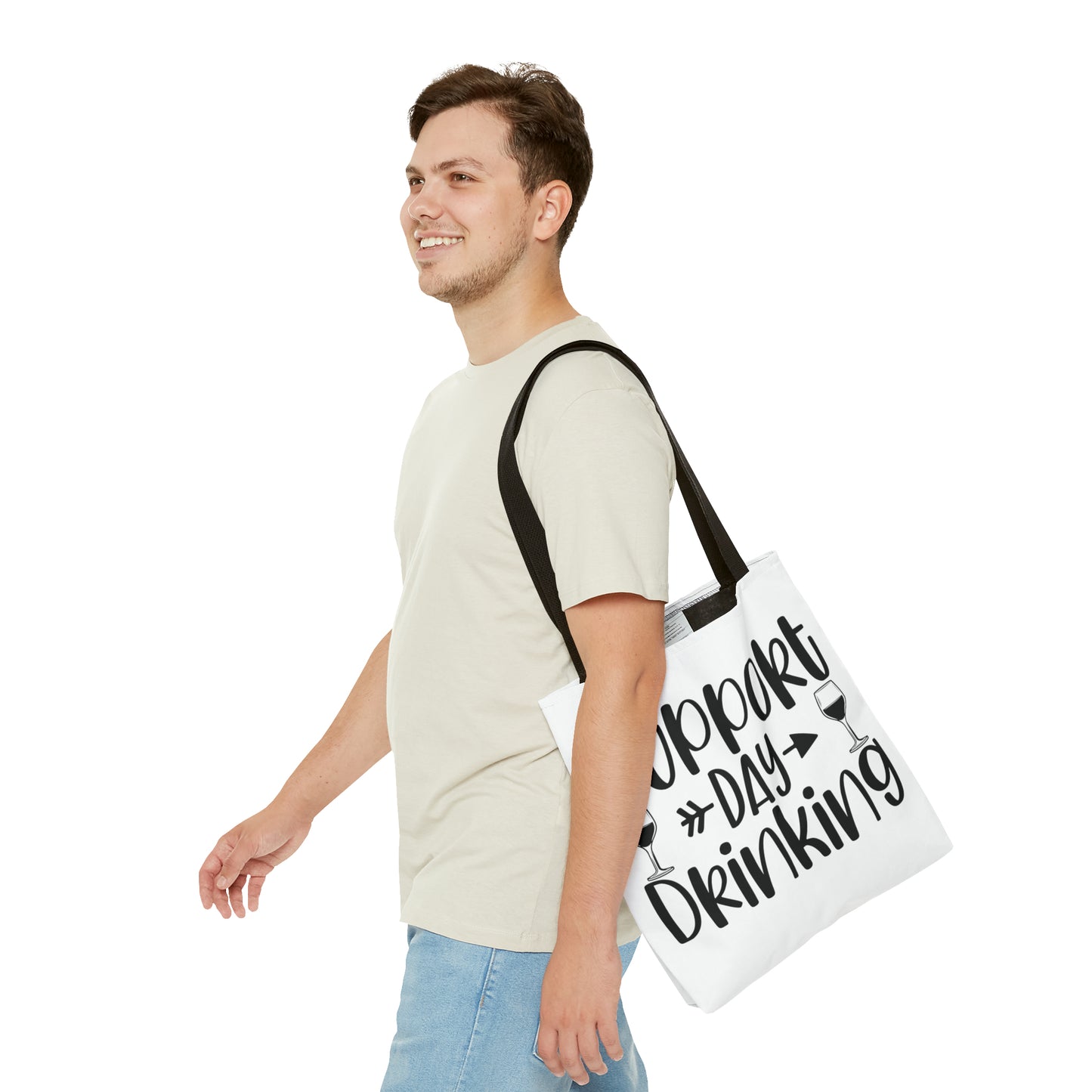 Support Day Drinking Tote Bag (AOP)