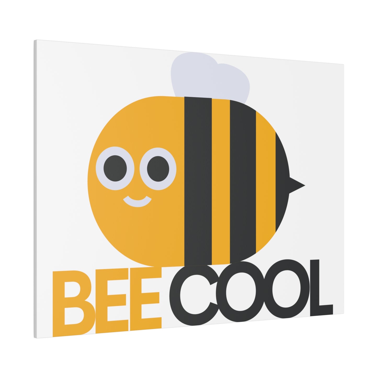 Bee Cool Matte Canvas, Stretched, 0.75"