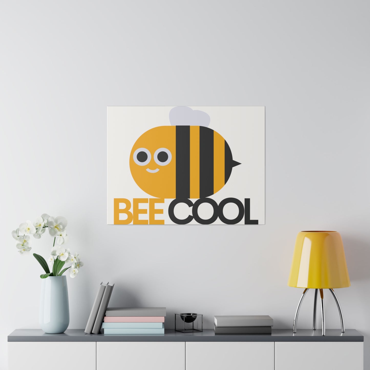 Bee Cool Matte Canvas, Stretched, 0.75"