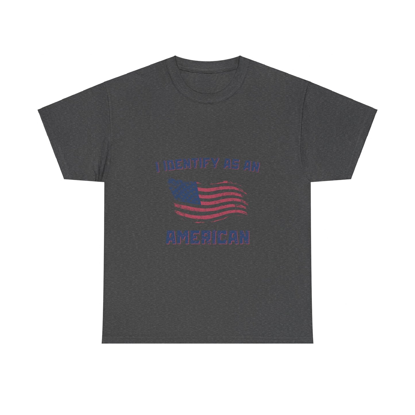 I Identify American Unisex Heavy Cotton Tee