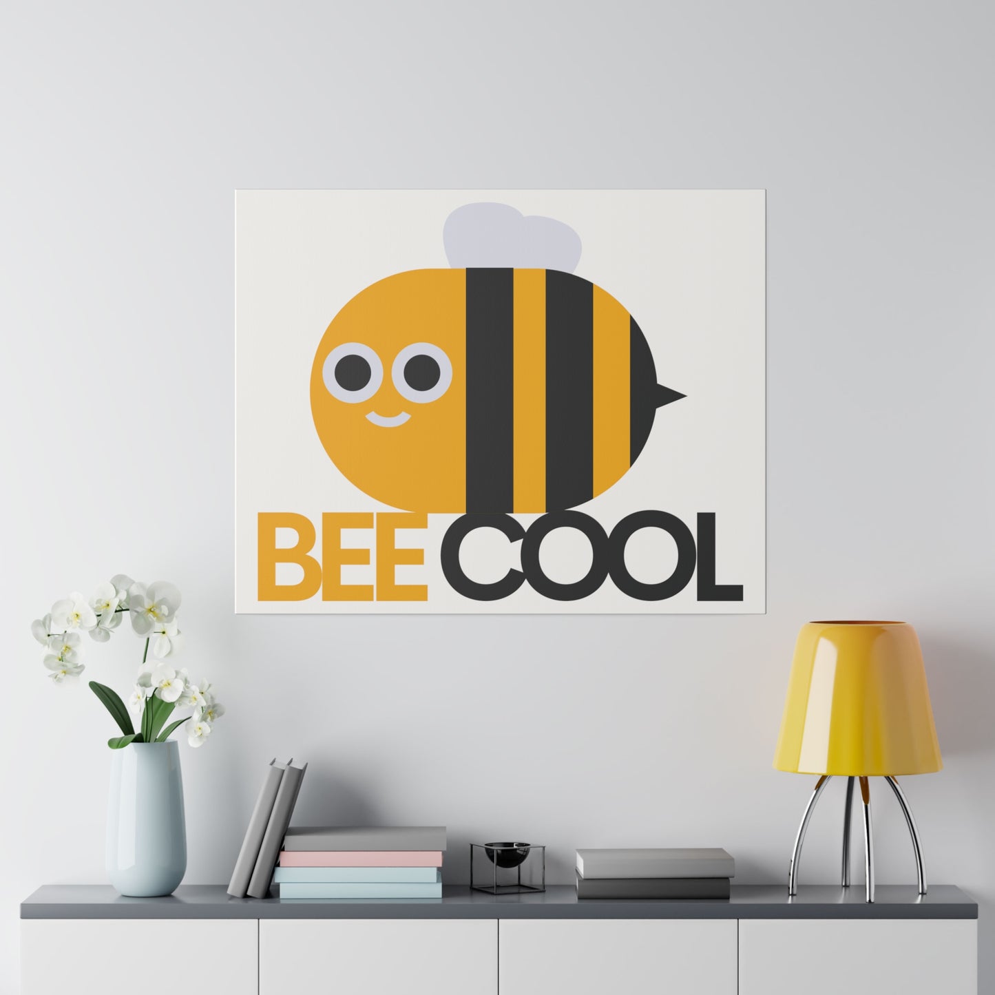 Bee Cool Matte Canvas, Stretched, 0.75"