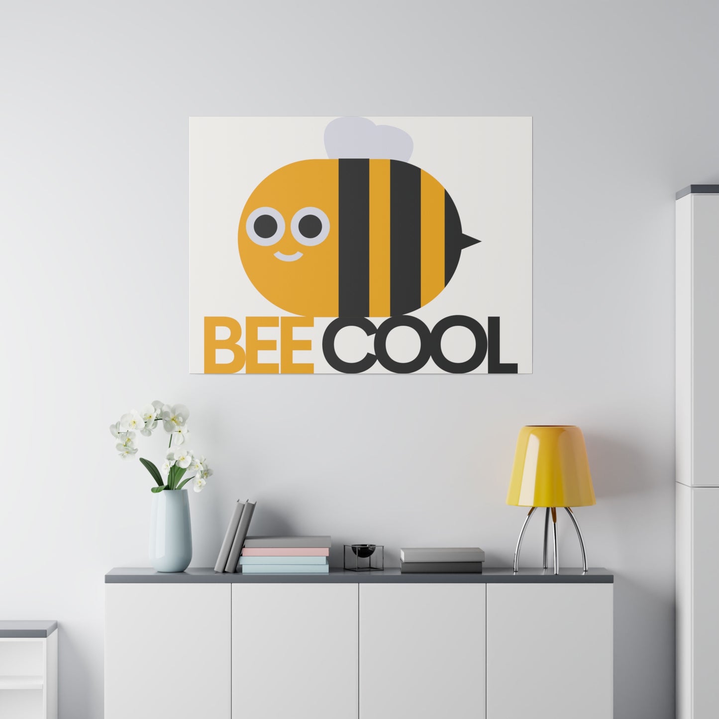 Bee Cool Matte Canvas, Stretched, 0.75"