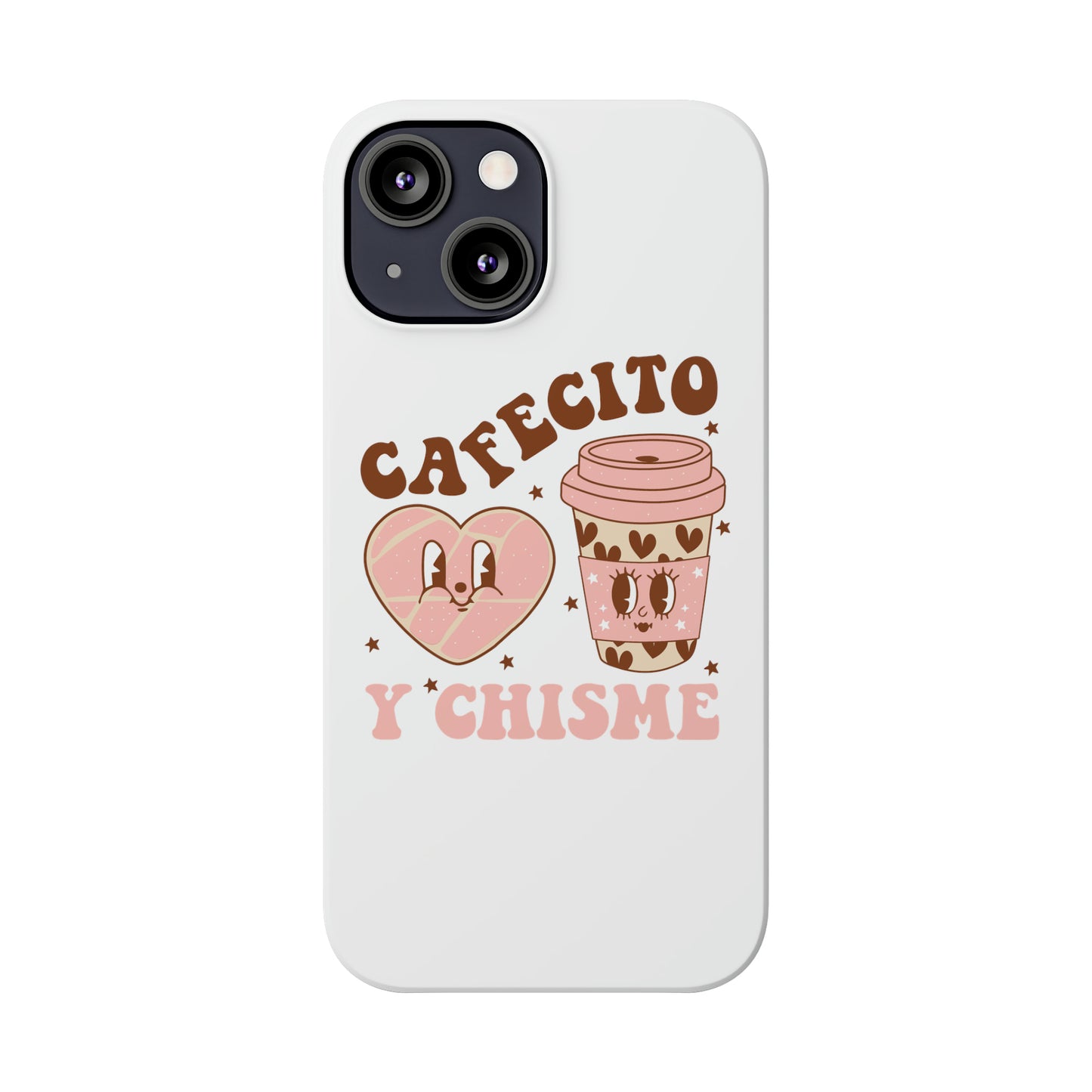 Cafecito Slim Phone Cases Spanish