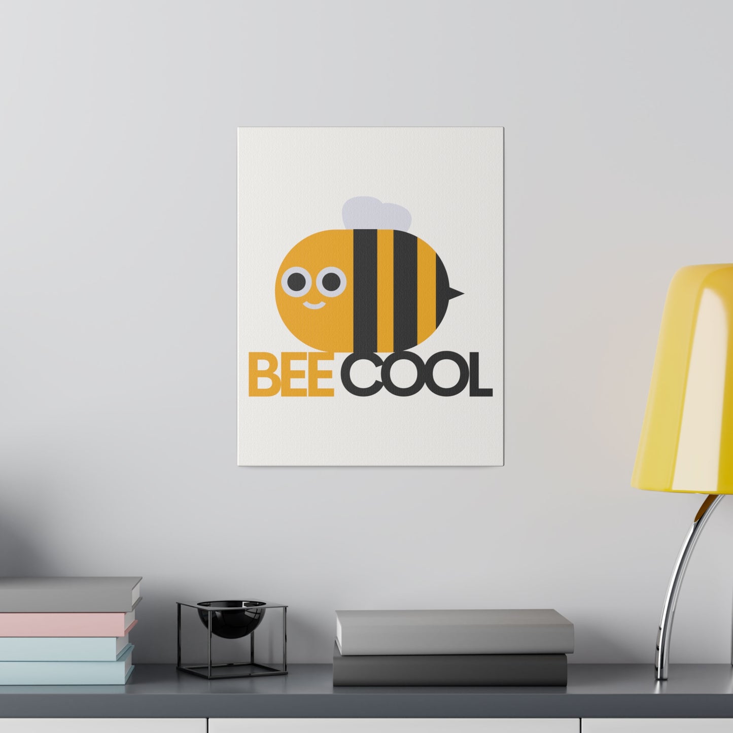 Bee Cool Matte Canvas, Stretched, 0.75"