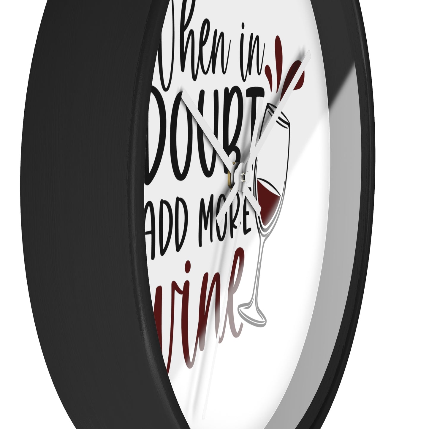 ....Add Wine Wall Clock