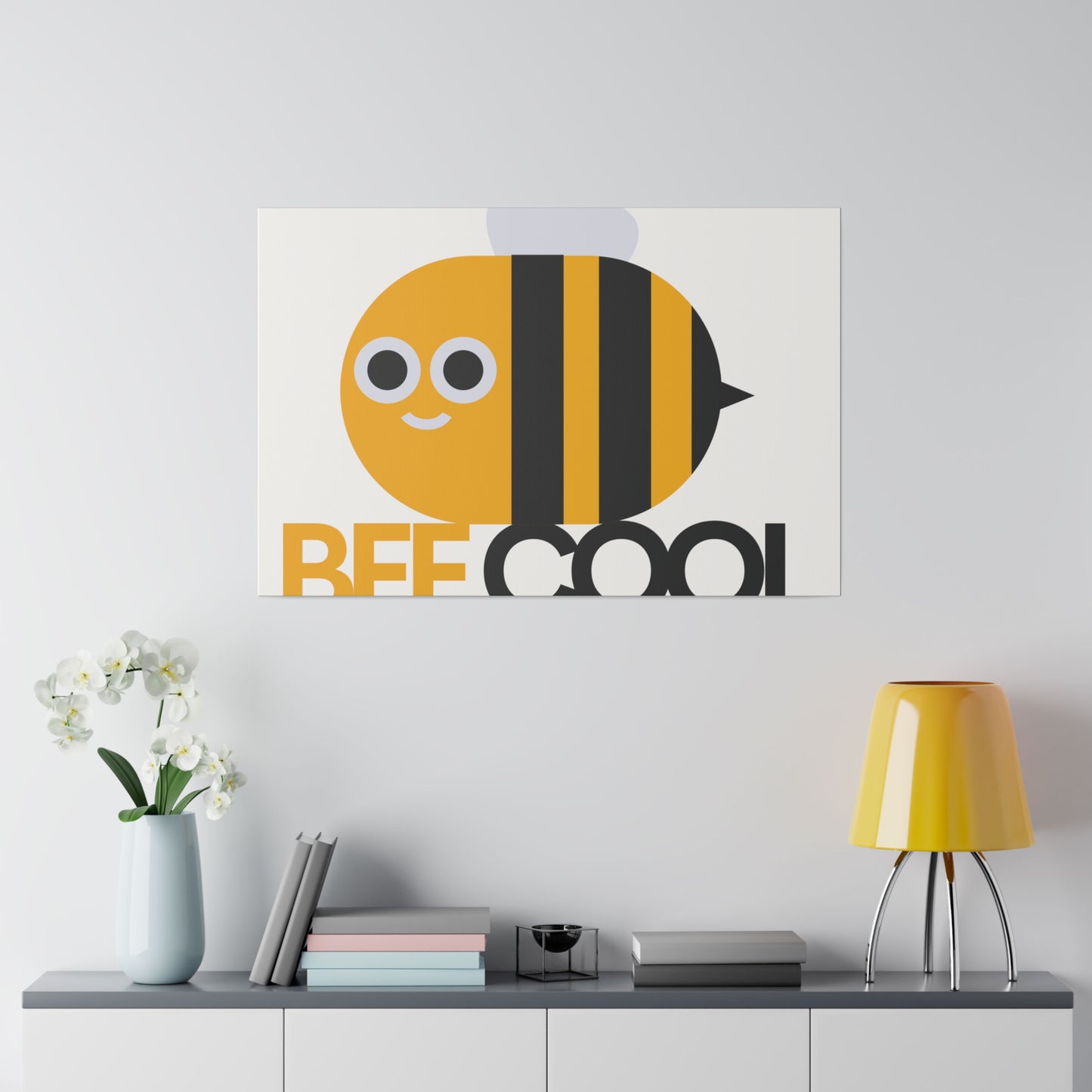 Bee Cool Matte Canvas, Stretched, 0.75"