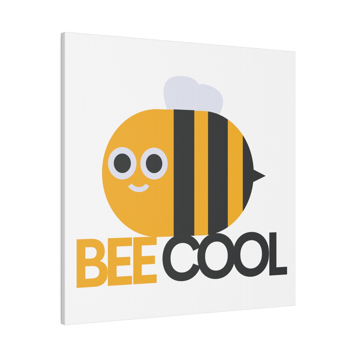 Bee Cool Matte Canvas, Stretched, 0.75"