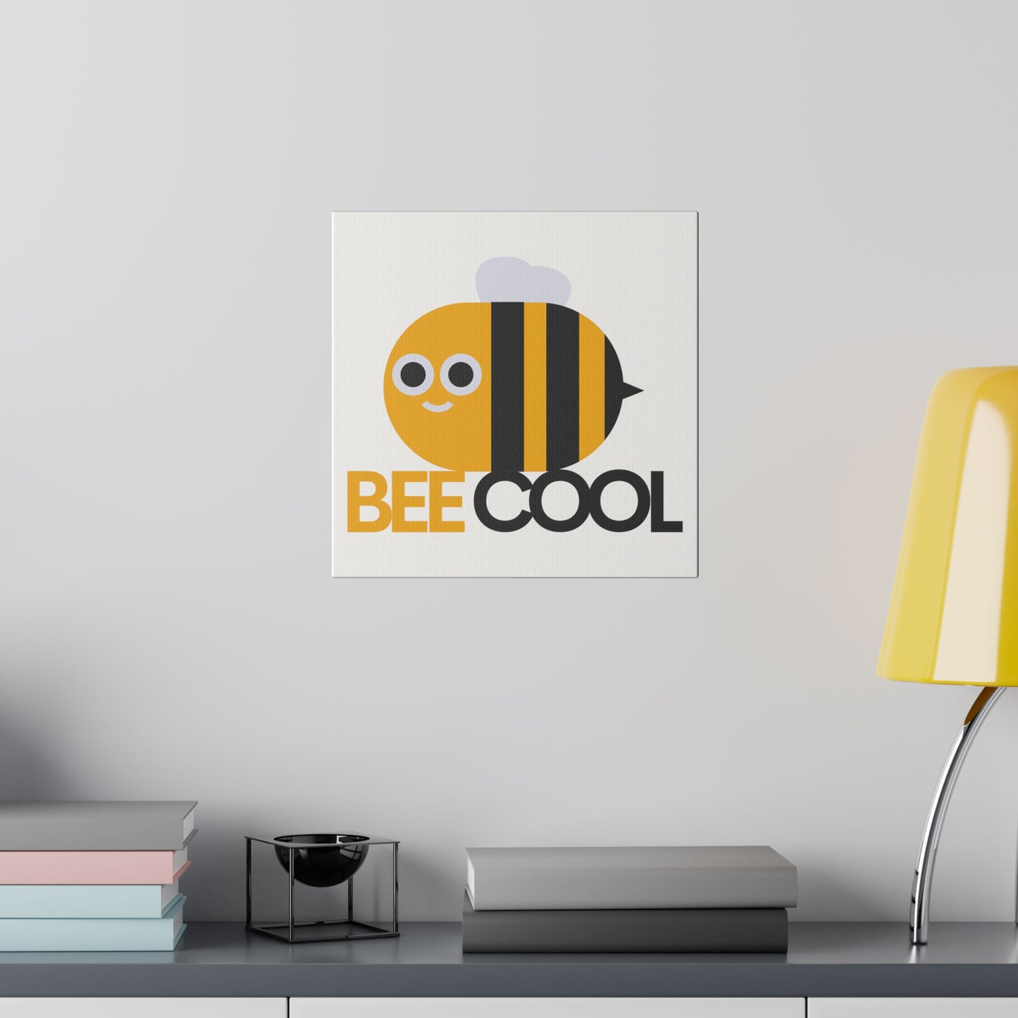 Bee Cool Matte Canvas, Stretched, 0.75"