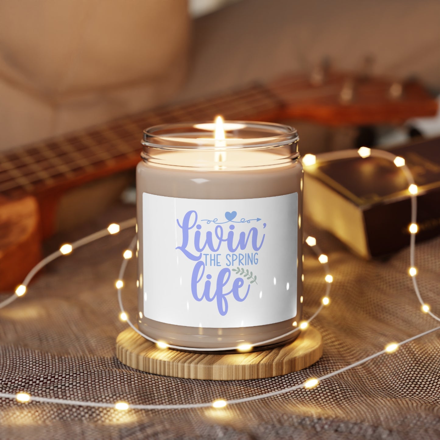 Living Spring Life Scented Soy Candle, 9oz