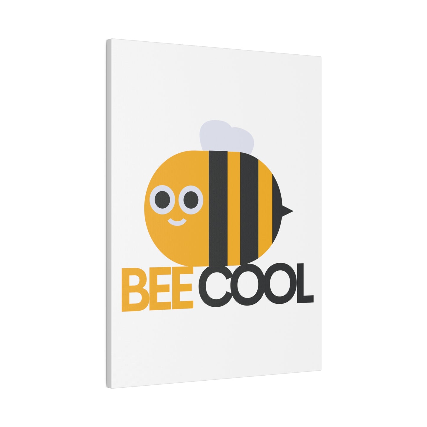 Bee Cool Matte Canvas, Stretched, 0.75"