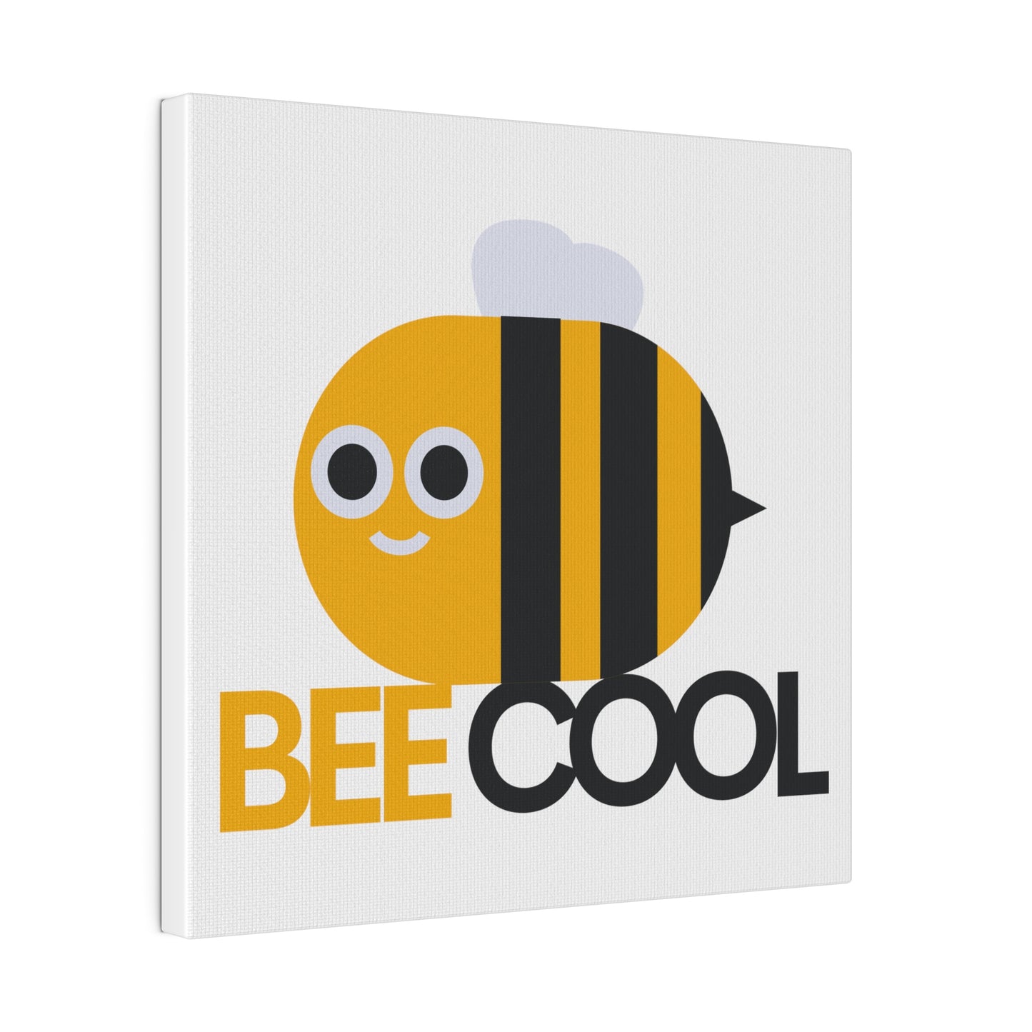 Bee Cool Matte Canvas, Stretched, 0.75"