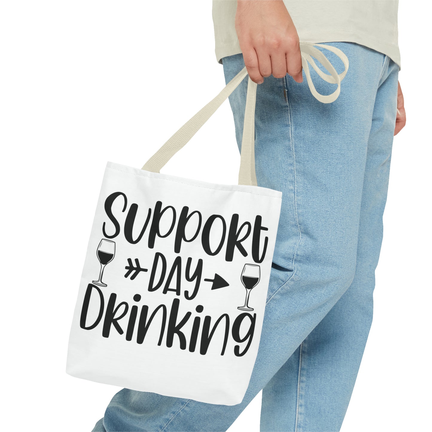 Support Day Drinking Tote Bag (AOP)