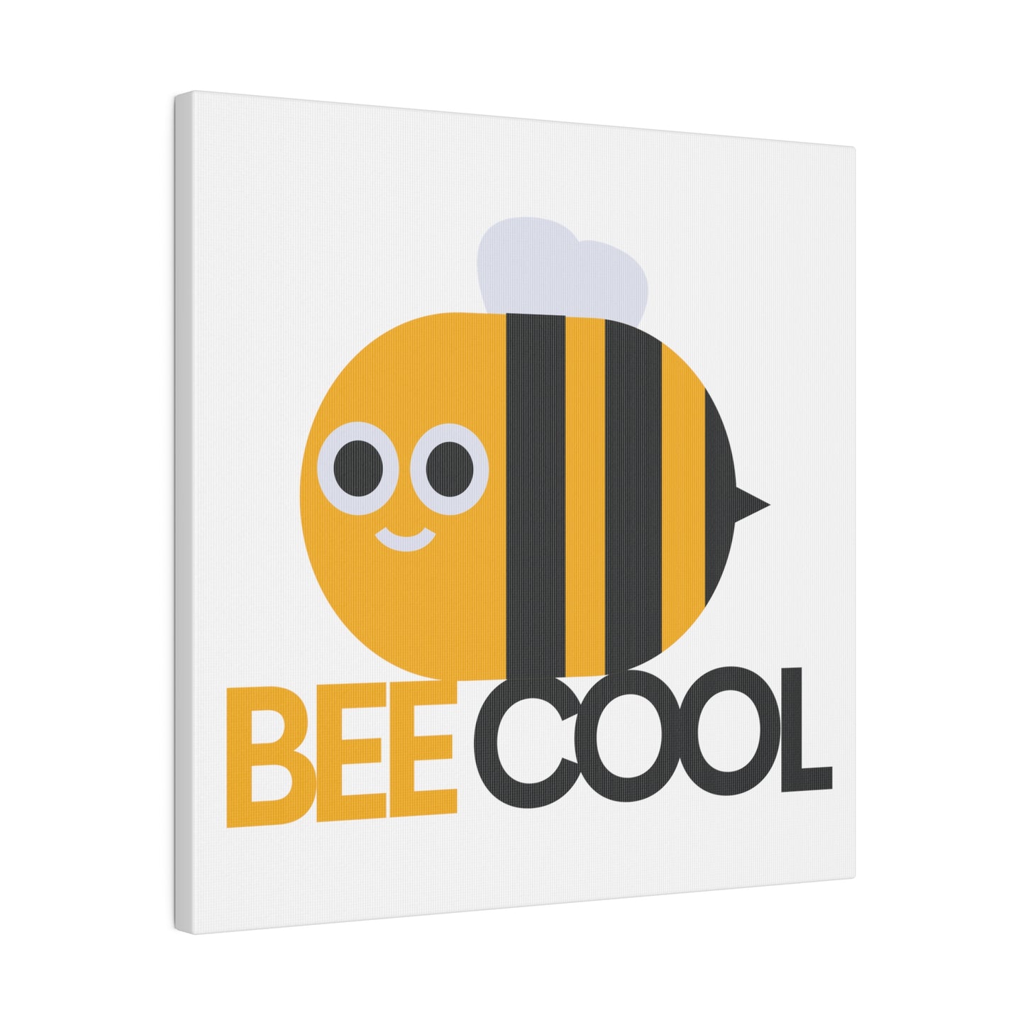 Bee Cool Matte Canvas, Stretched, 0.75"