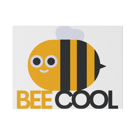 Bee Cool Matte Canvas, Stretched, 0.75"