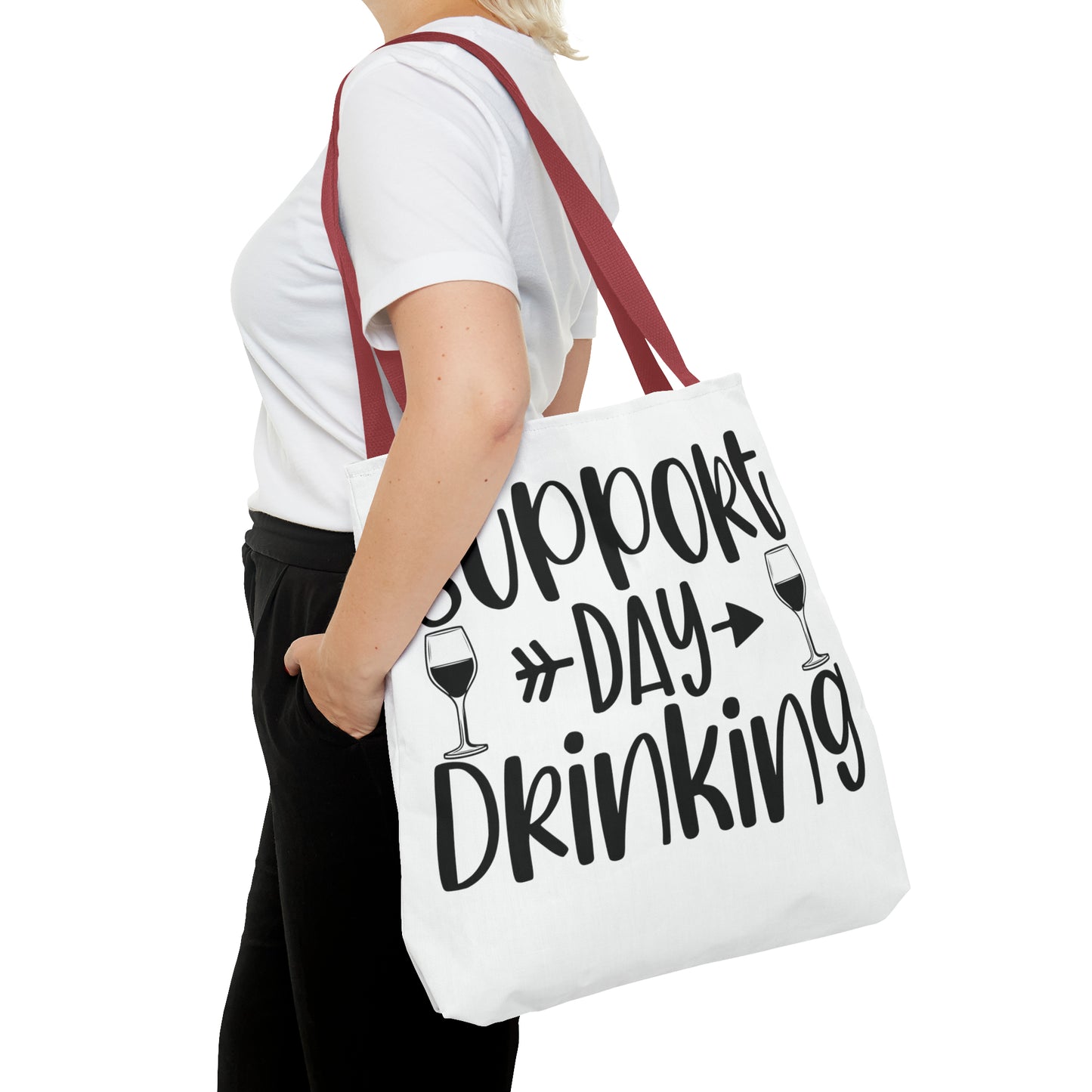 Support Day Drinking Tote Bag (AOP)