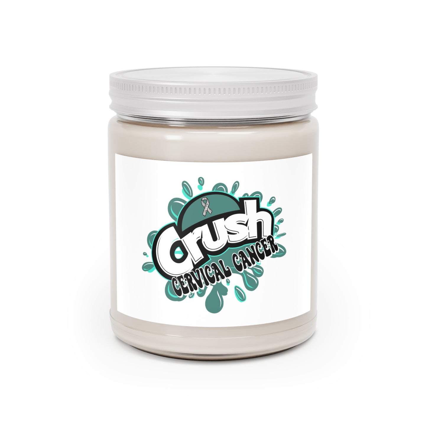 Crush Cervical Cancer Scented Candles, 9oz