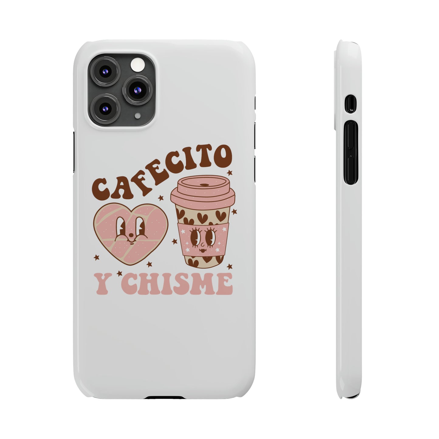 Cafecito Slim Phone Cases Spanish