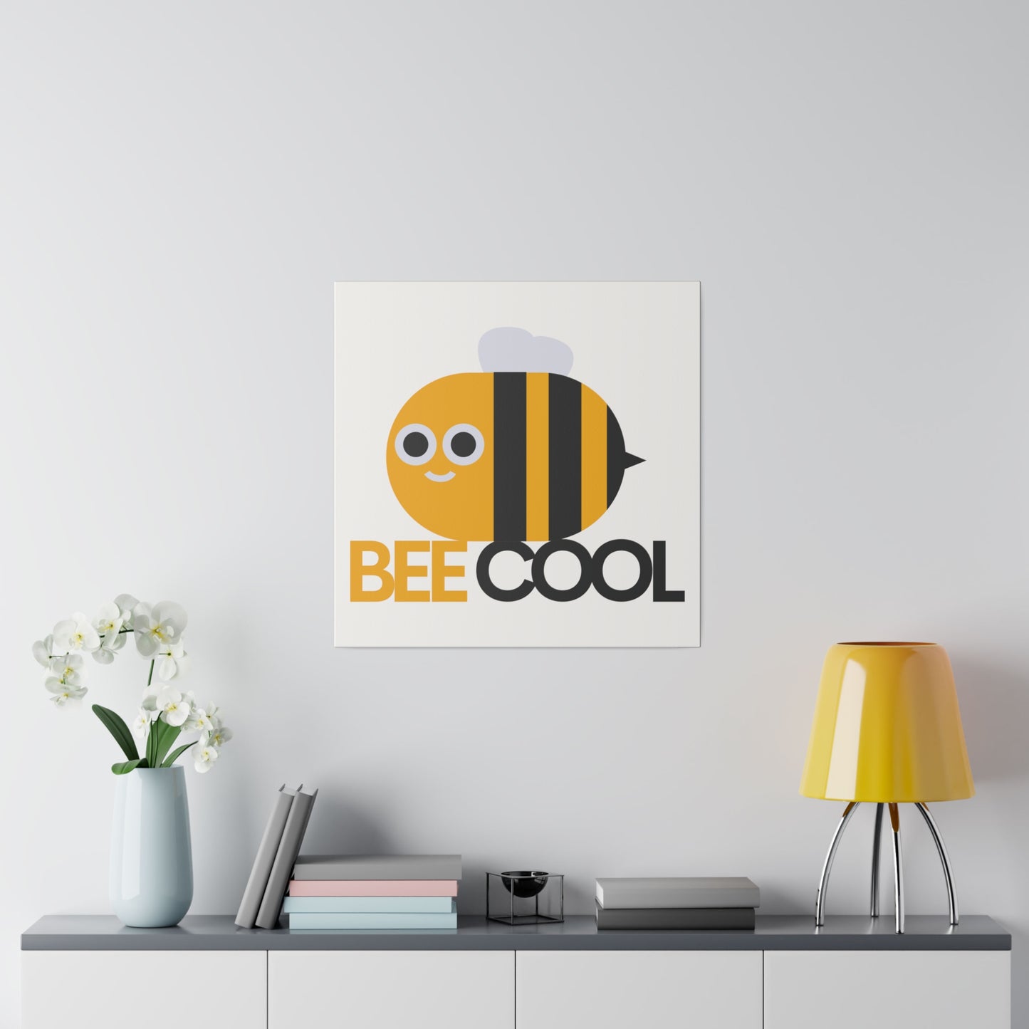 Bee Cool Matte Canvas, Stretched, 0.75"