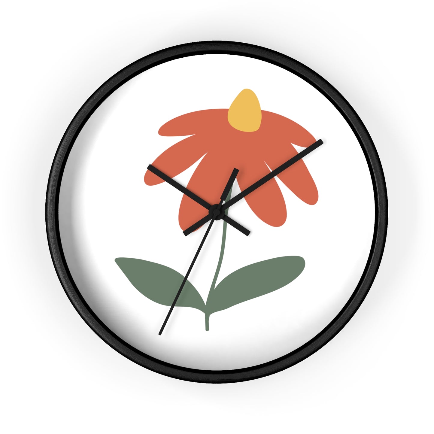 Flower Wall Clock