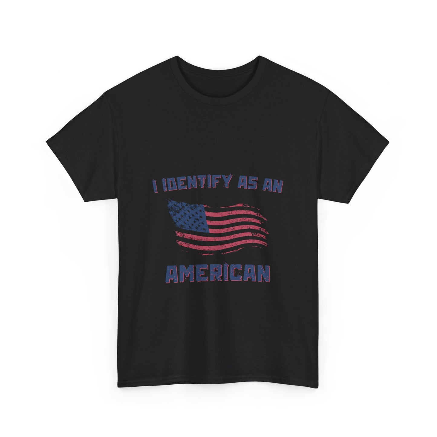 I Identify American Unisex Heavy Cotton Tee