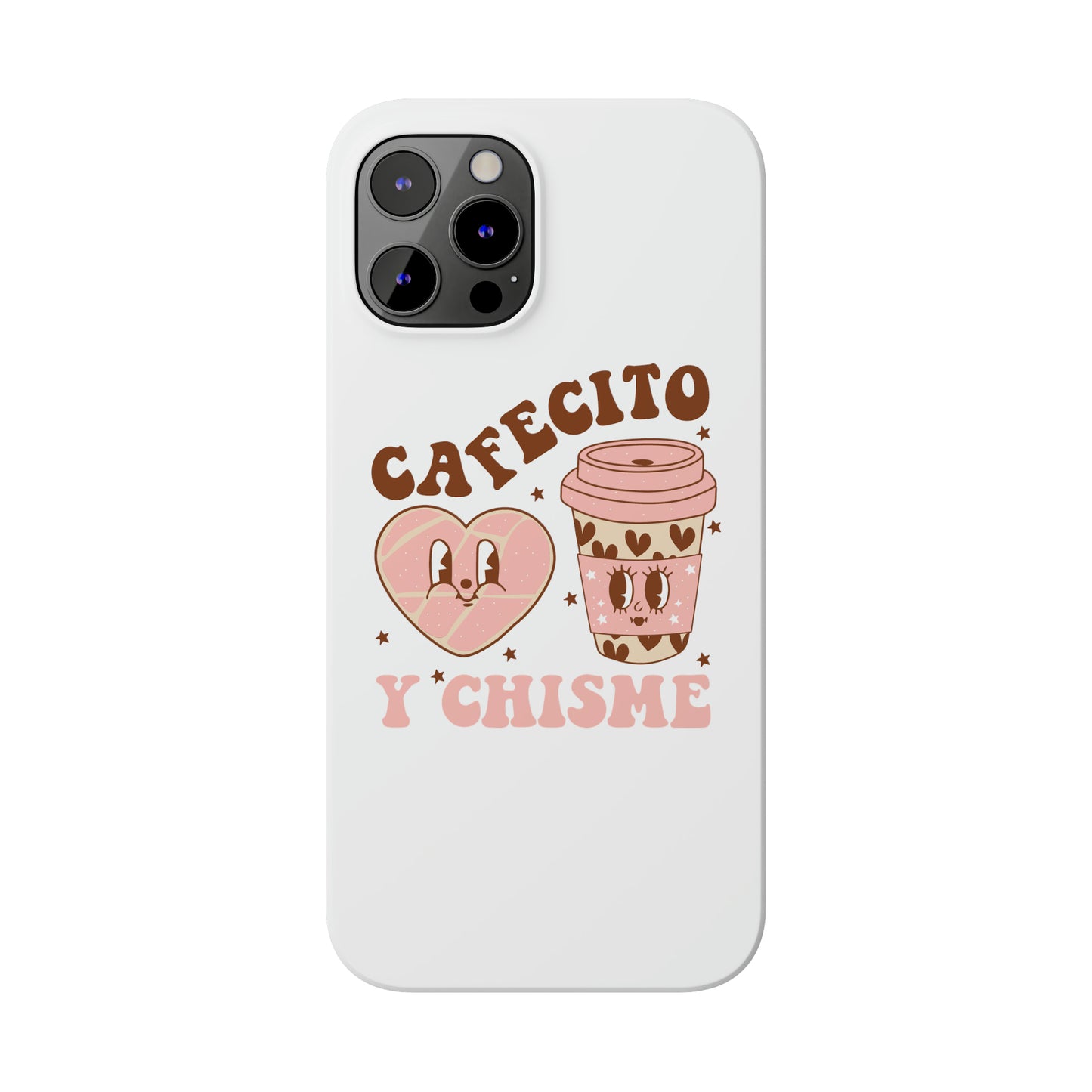 Cafecito Slim Phone Cases Spanish