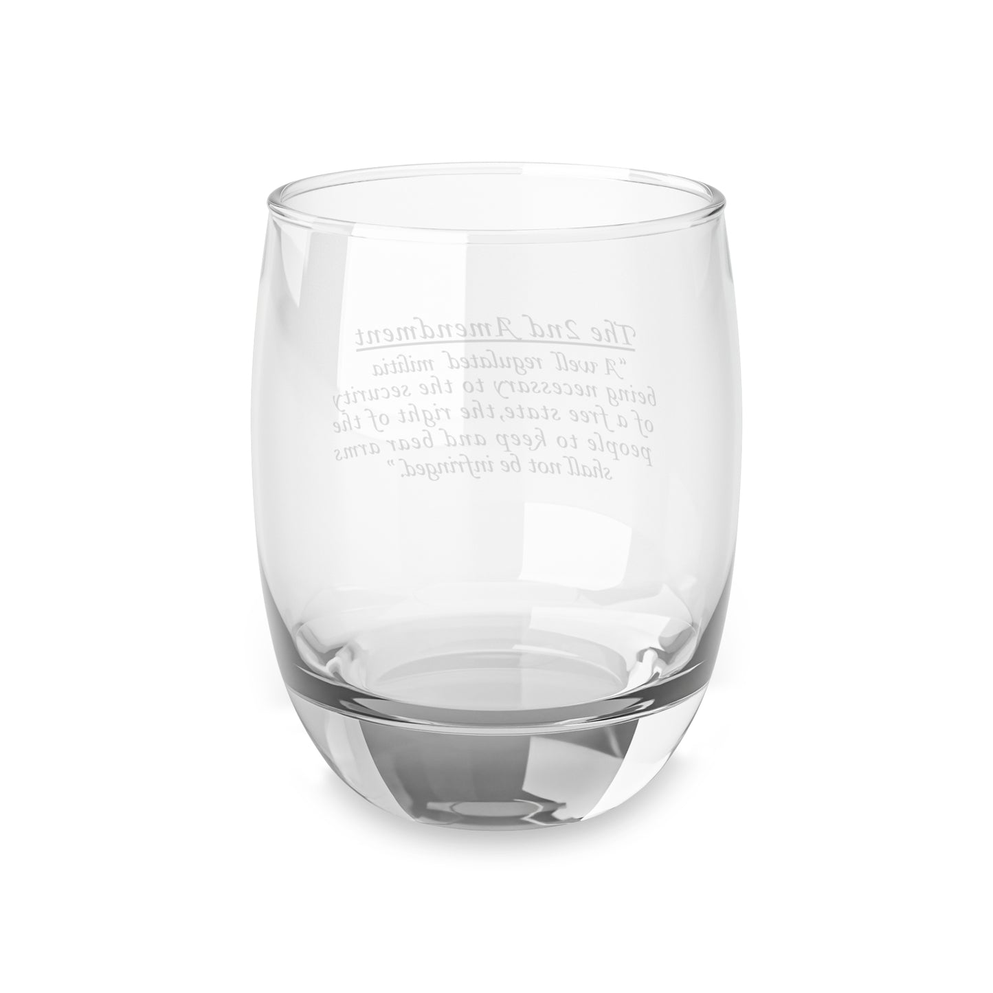 2nd Amendment Whiskey Glass