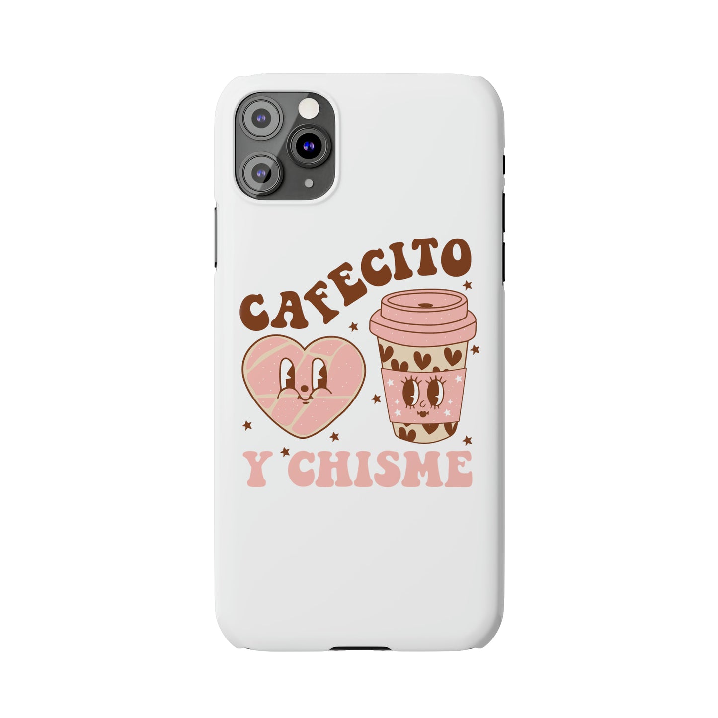 Cafecito Slim Phone Cases Spanish