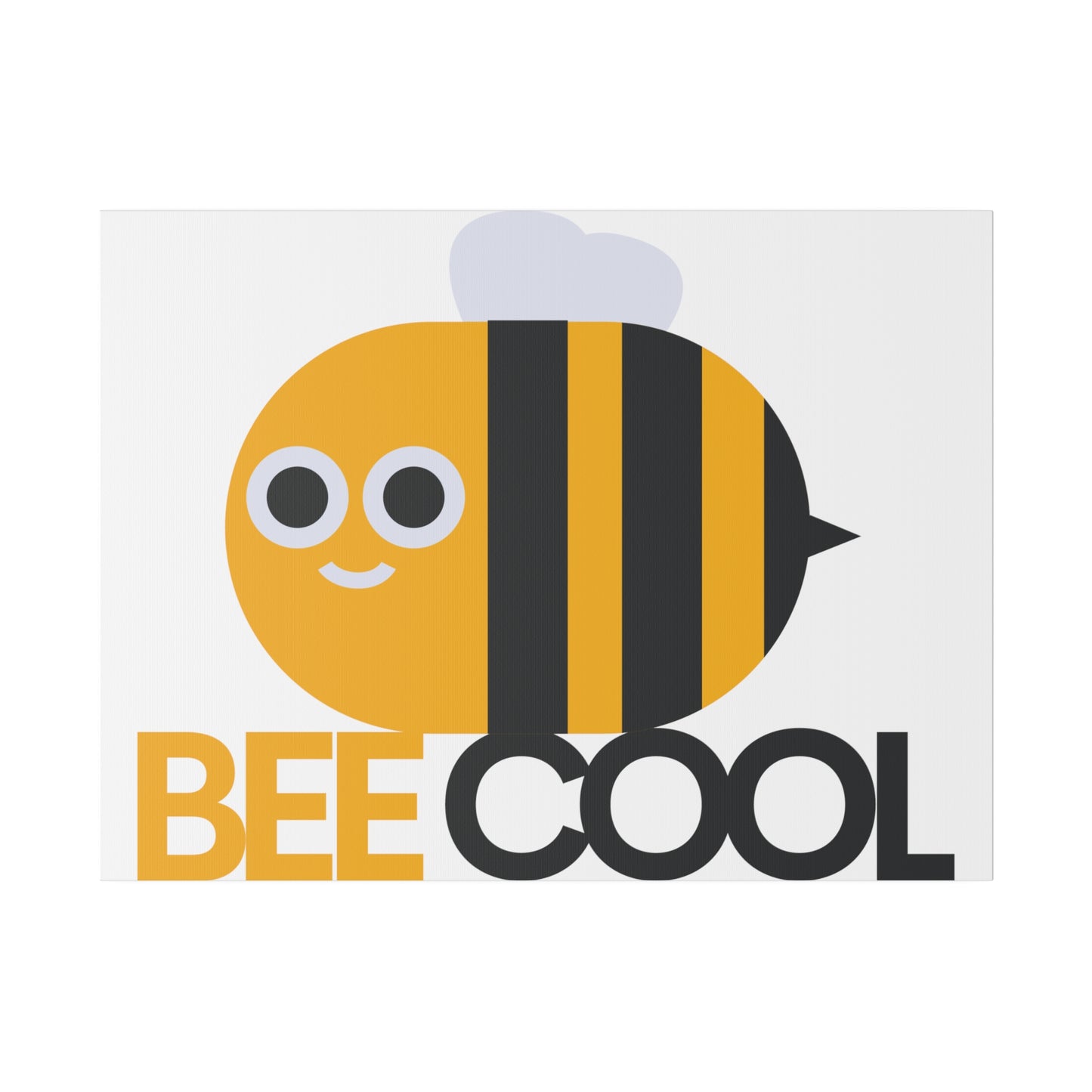 Bee Cool Matte Canvas, Stretched, 0.75"