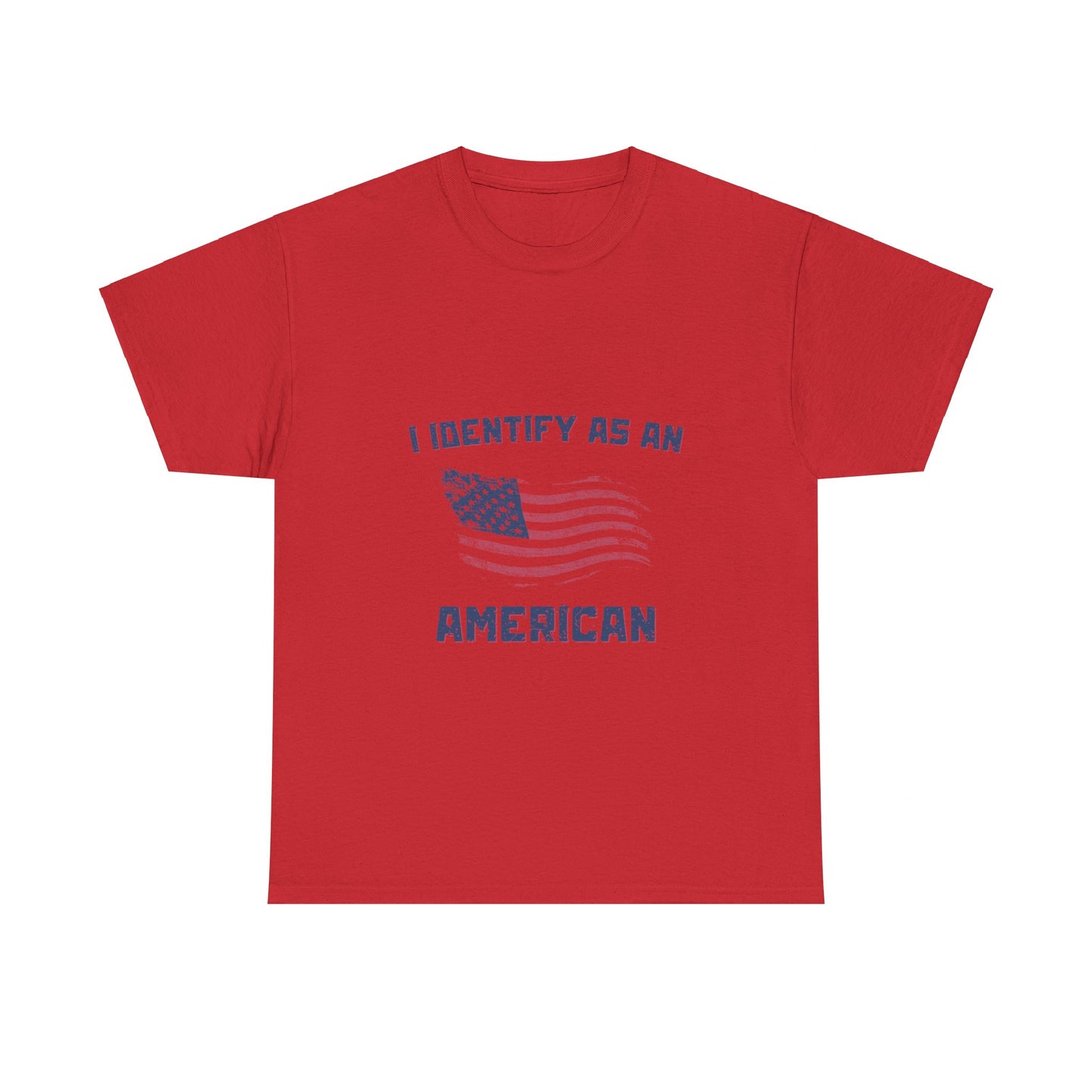 I Identify American Unisex Heavy Cotton Tee