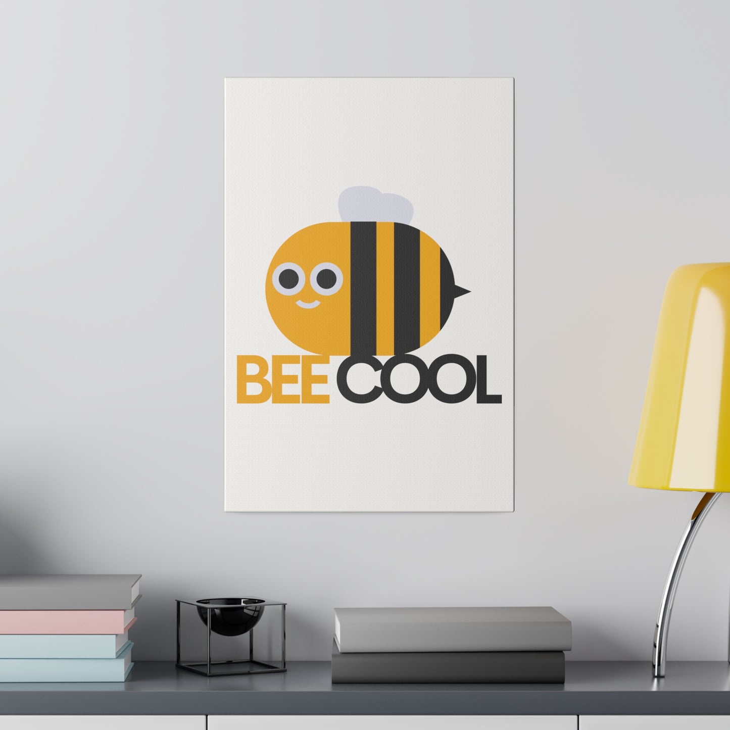 Bee Cool Matte Canvas, Stretched, 0.75"