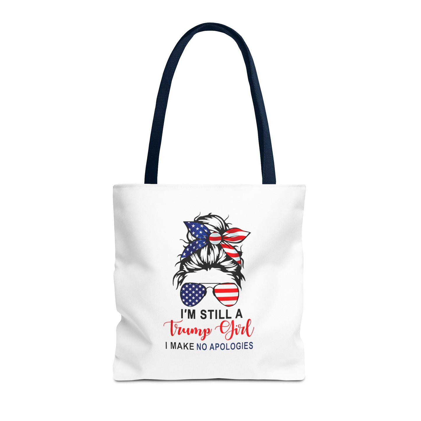 Trump Girl No Apologies Tote Bag (AOP)