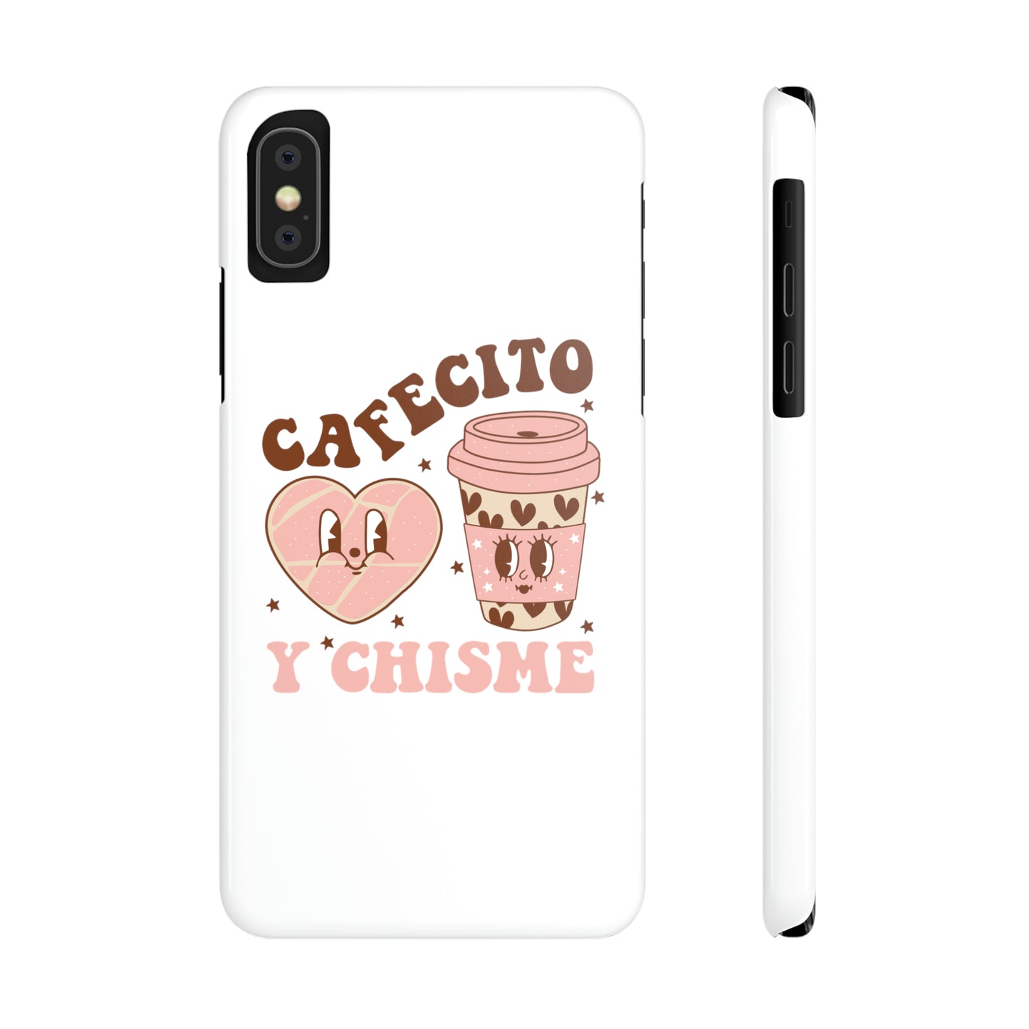 Cafecito Slim Phone Cases Spanish