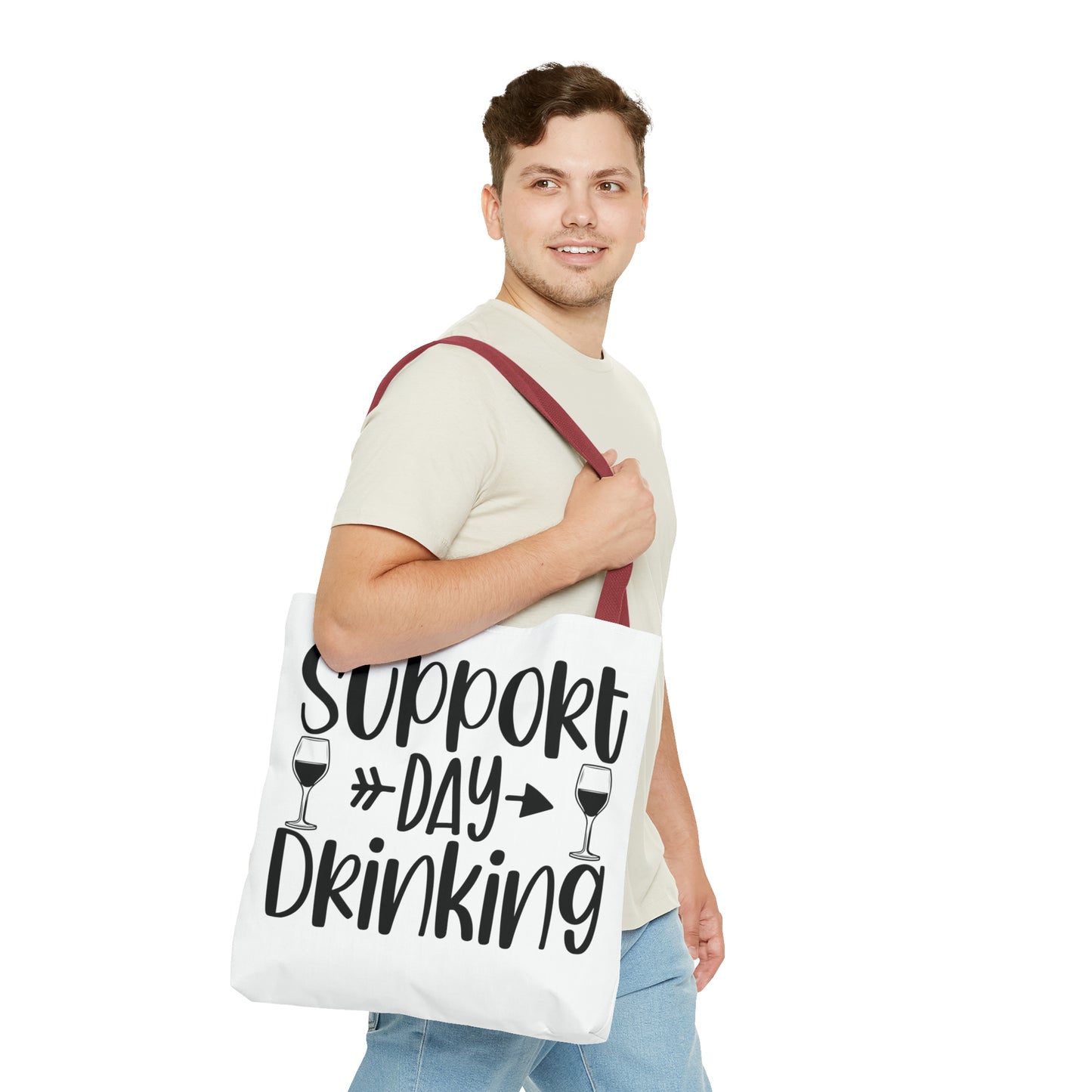 Support Day Drinking Tote Bag (AOP)