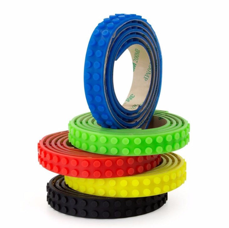 building blocks tape, silicone building blocks, building blocks, strips, no connectors