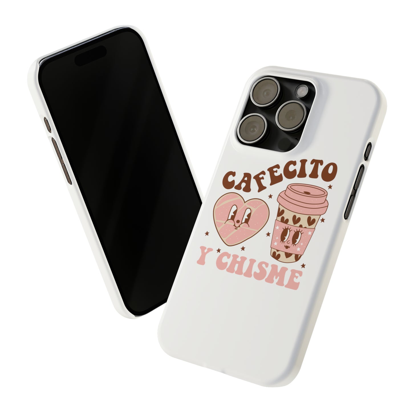 Cafecito Slim Phone Cases Spanish