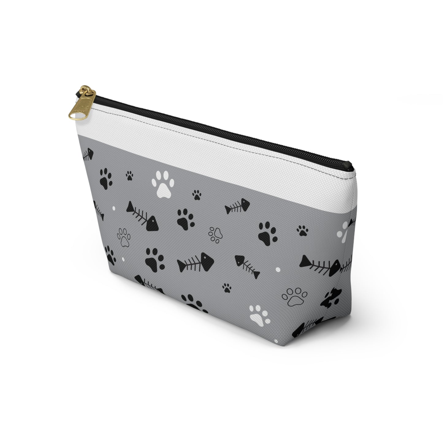 Fish Bones & Paws Accessory Pouch w T-bottom