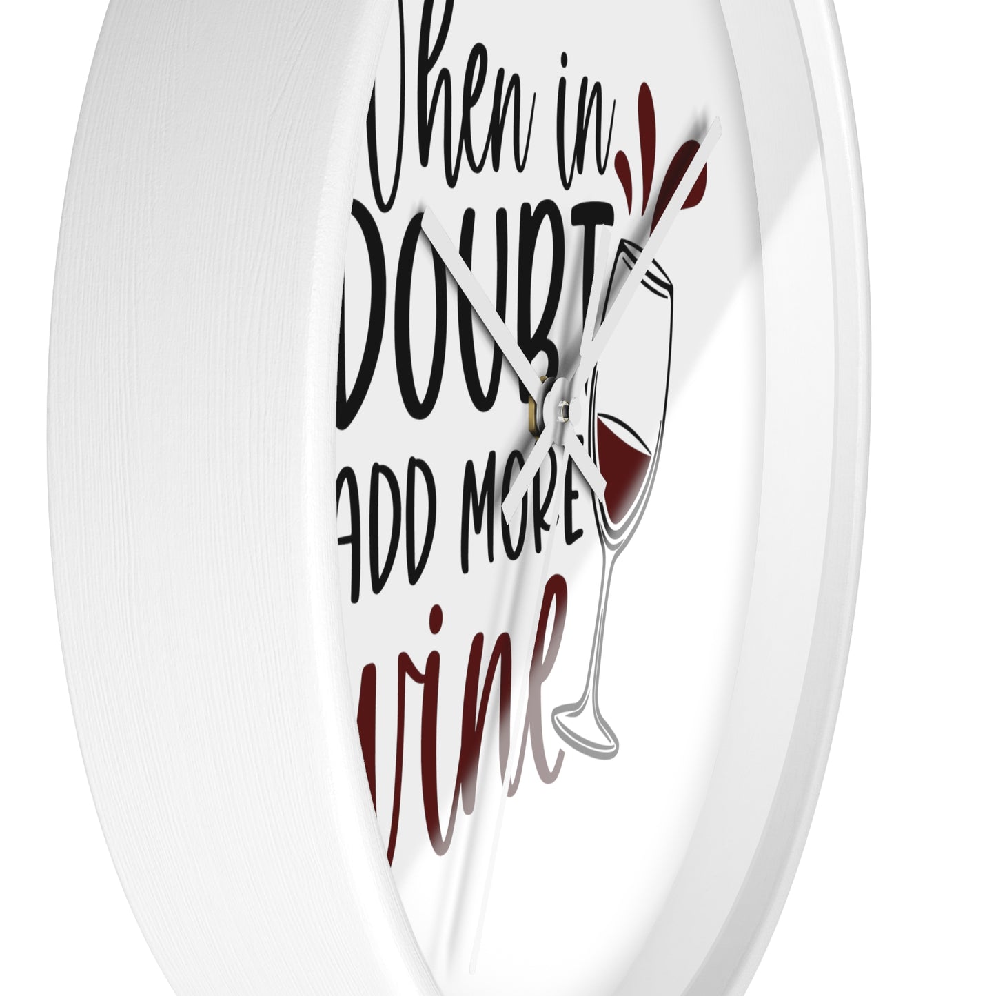 ....Add Wine Wall Clock