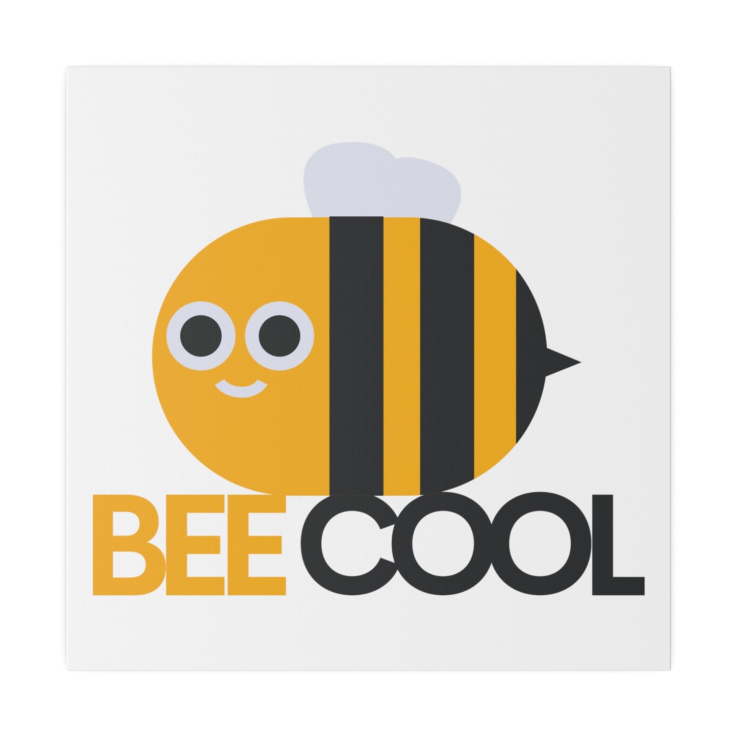 Bee Cool Matte Canvas, Stretched, 0.75"