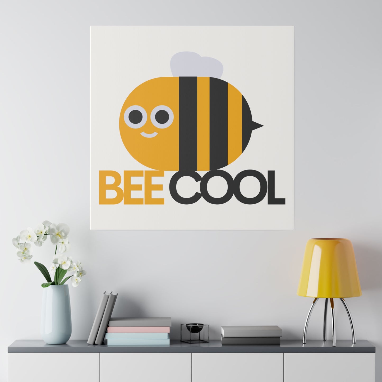 Bee Cool Matte Canvas, Stretched, 0.75"