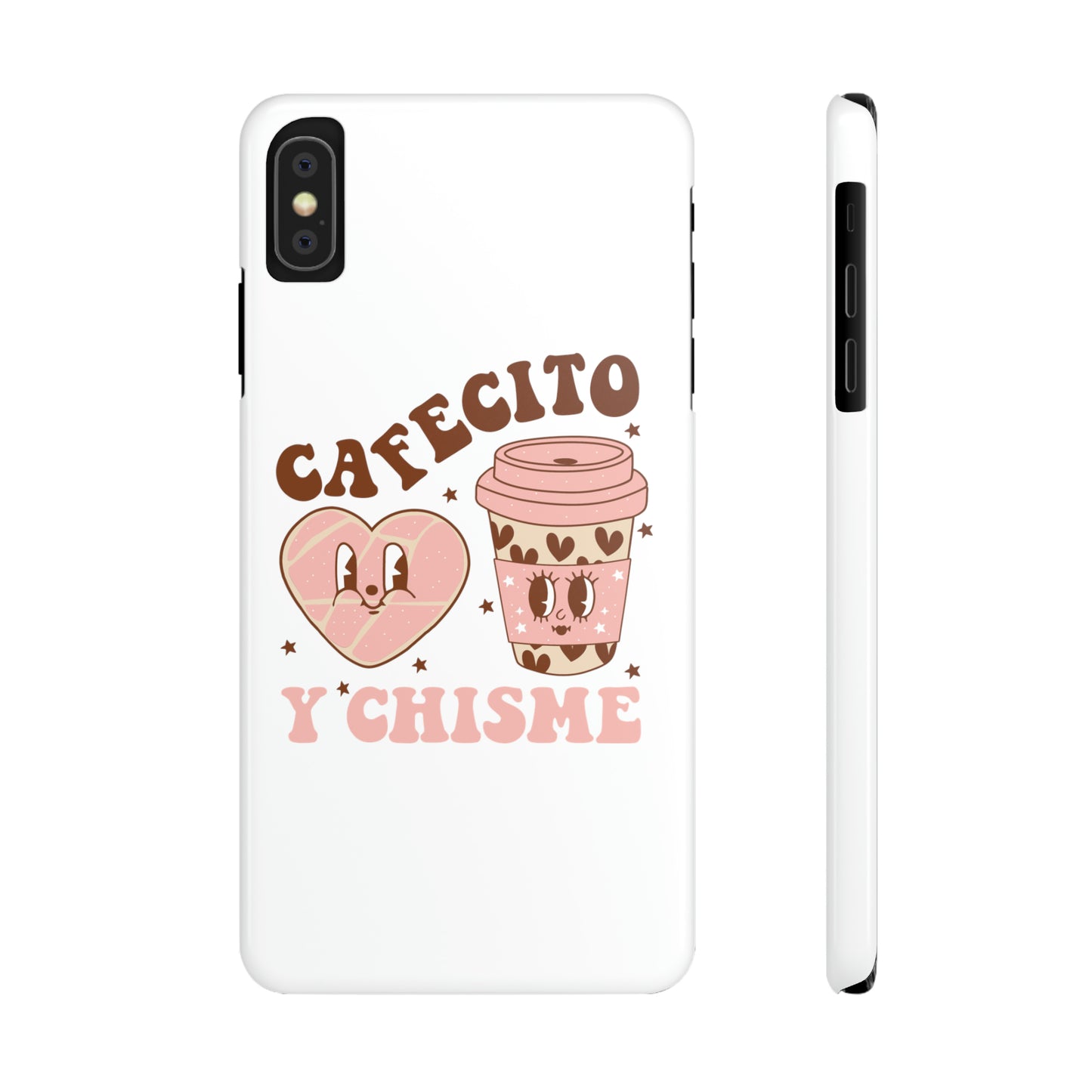 Cafecito Slim Phone Cases Spanish