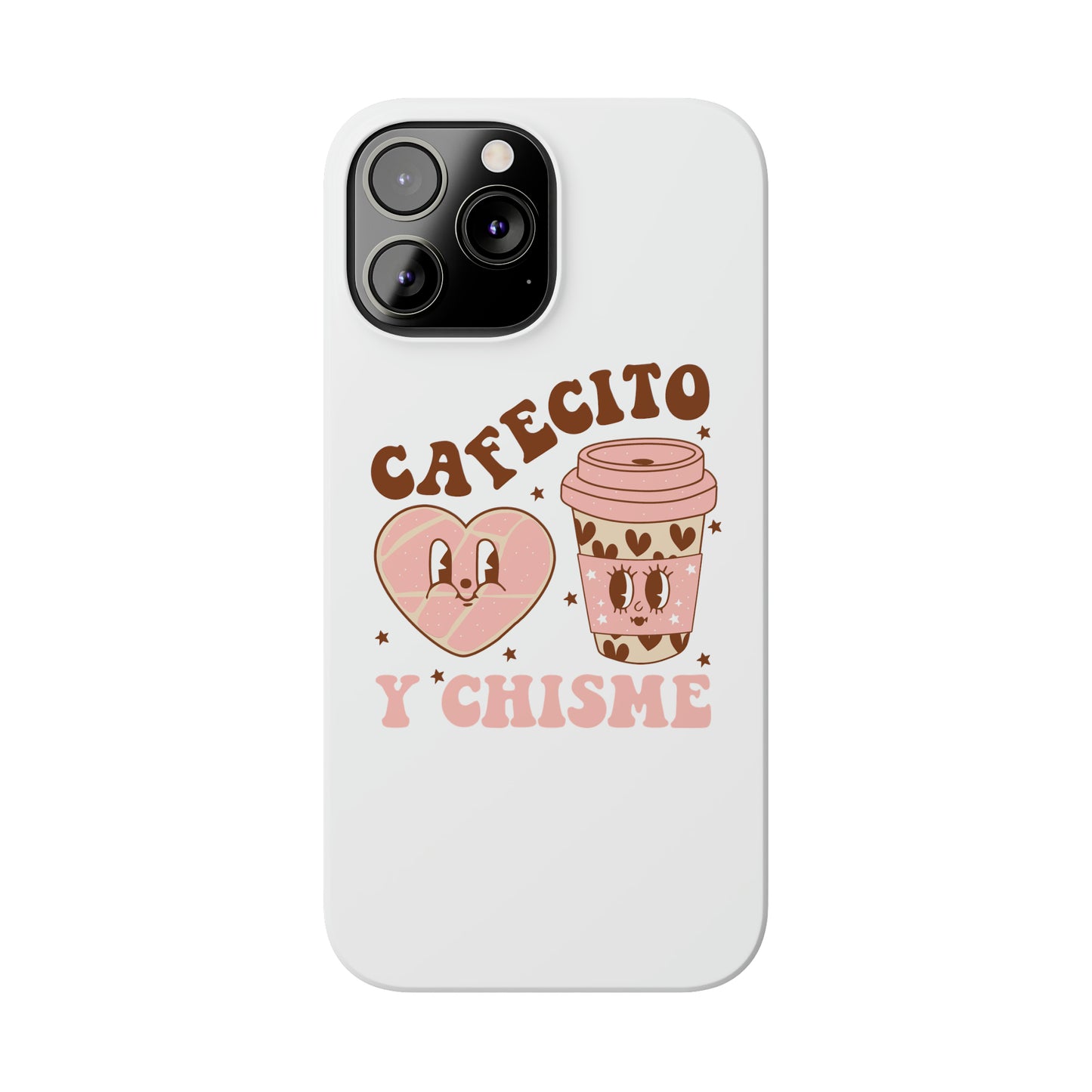 Cafecito Slim Phone Cases Spanish