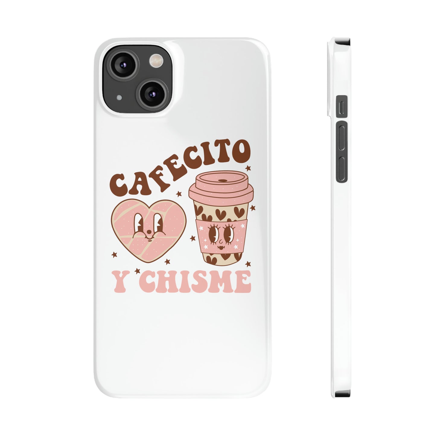 Cafecito Slim Phone Cases Spanish