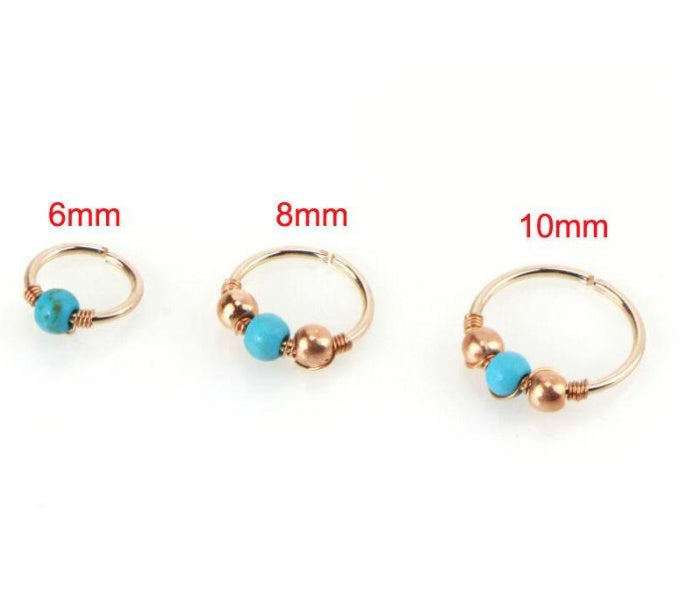 Body Piercing Turquoise Nose Ring Piercing Jewelry